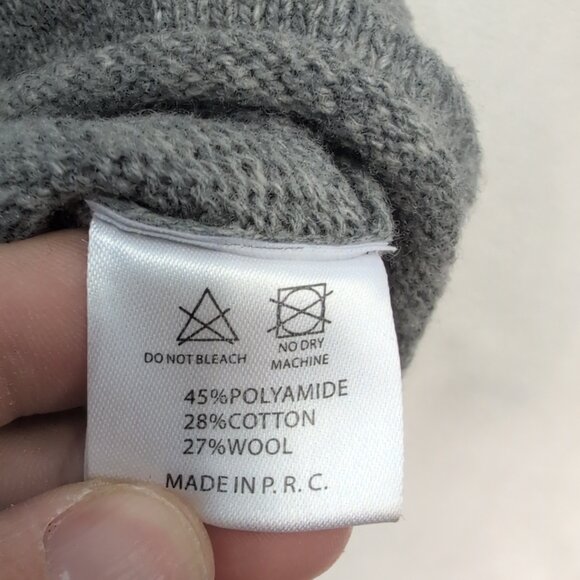 Brandy Melville Gray Knit Hoodie - Medium - Picture 9 of 9